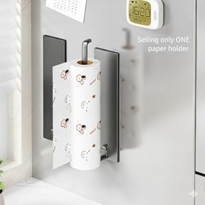 TEMU 1개 타월 랙 - 직사각형 핸드 타월 바, 무드릴 페이퍼 타월 홀더, 필수 가정용품, 냉장고용 공간 절약형 주방 타월 랙, 주방 및 욕실 수납, 욕실 정리, 선반용