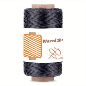 TEMU 250m/273야드 150D 왁스 실 코드 - 초보자, 공예, 책 정리, 신발 수리 & 주얼리 제작을 위한 생생한 혼합 색상 - 가방, 지갑 등을 위한 내구성 좋은 폴리에스터 재봉실, 공예 용품, 생생한 실 색상, 부드러운 질감