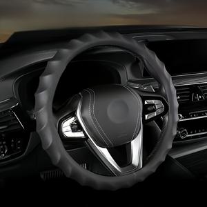 TEMU VOLKSWAGEN, HYUNDAI, HONDA, BMW 등에 적합한 미끄럼 방지, 사계절용 인조 가죽 스티어링 휠 커버