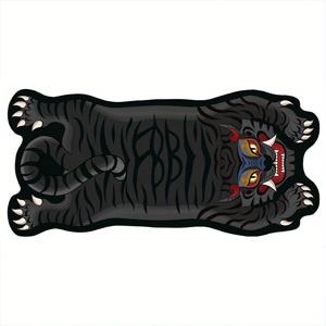 TEMU 고품질 맞춤형 골드 벨벳 매트, 창의적인 호랑이 마우스 패드, 독특한 모양의 호랑이 매트 (컴퓨터 데스크용), 데스크탑용 긴 마우스 매트|장패드