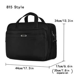 TEMU 남성용 노트북 가방, 대용량 멀티레이어 서류가방, 16인치/17인치 확장 가능한 랩탑 백 - 추수감사절, 크리스마스, 새해 선물로 완벽함|남자서류가방