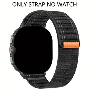 TEMU 삼성 워치 7 울트라 & 워치 8 울트라용 나일론 웨이브 시계 스트랩, 조절 가능한 교체용 삼성 워치 스트랩 액세서리