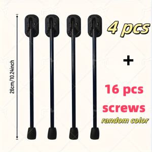 TEMU 주방 여행용 금속 추가가 있는 4단 접이식 다리 테이블, 조절 가능한 사무실 책상, 접이식 노트북 커피 테이블 추가