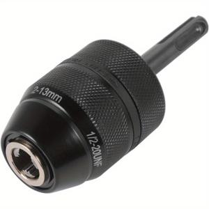 TEMU 헤비듀티 키리스 드릴 척 어댑터 - -20UNF & SDS 플러스 샹크, 도구 없이 설치 가능, 드릴 프레스 및 임팩트 드라이버 호환, 자동차, 건설, 작업장용 - 산업 기계 변환기, 내구성 있는 디자인, 견고한 구조, 자동차 기술자