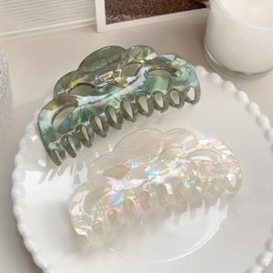 TEMU 보페이아 인어머리핀 2개 세트 - 미끄럼방지 머리핀, 생동감 넘치는 인어색상, 다양한 헤어스타일에 우아한 디자인, 데일리용, 파티, 메이크업 - 땋은 머리, 번, 포니테일 고정 - 선물용