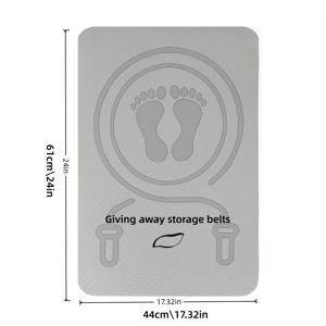 TEMU TPE 점프 로프 매트, 저소음 매트, 미끄럼 방지 매트, 두꺼운 방음 및 충격 흡수 매트 (실내 가정용), 균형 매트, 소프트 매트, 요가 매트 및 조깅 매트