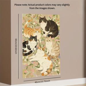 TEMU 강력 접착 고양이 스크래칭 매트 | 텍스처 베이지 & 브라운 표면, 소파 & 벽 가구 보호, 임차인 & 애완동물 주인용 탈착식 디자인, 가정 설치