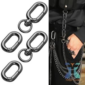 TEMU 다기능 합금 스프링 걸쇠 세트 | 360° 회전 로브스터 클로 버클, 키체인 후크, 패셔너블한 가방 스트랩 걸쇠, 공예, 가방 참, 자동차 키, 키 끈, 애완 동물 리드, 골드, 실버 그레이에 적합