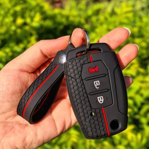 TEMU 쌍용 Kyron 2, Sanka Actyon, Korando, Tivoli 2020, Musso 차량 키 케이스 커버 쉘 | 실리콘 소재, 키보그 가방 액세서리
