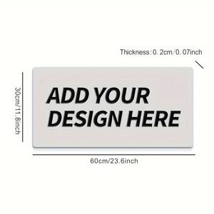 TEMU 게이밍 마우스패드를 직접 만들어 보세요. 비슬립 고무 베이스와 봉제 가장자리가 있는 데스크탑 패드입니다. PC 액세서리, 게이밍, 사무실, 가정용으로 완벽한 선물입니다. 친구들에게 완벽한 노트북 고무 패드입니다.