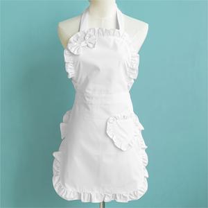 TEMU 앞치마 1개, 귀여운 일본식 가정용 주방 패션 및 작업복 허리밴드