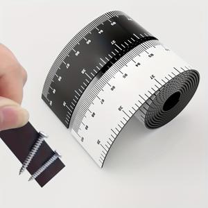 TEMU 자석 베이스 & 잠금 장치가 있는 자석 건축용 줄자 - CM/인치 눈금이 있는 내구성 있는 측정 테이프, 건축, 공학, DIY, 목공, 재봉에 적합한 자석 프레임 - 쉬운 읽기 눈금 & 정밀 측정을 위한 자석 팁 - 전원 불필요, 컴팩트하고 휴대 가능한 디자인으로 일상 사무실 사용에 적합