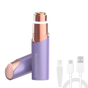 TEMU 여성용 휴대용 면도기, 무통증 면도기, 얼굴 털 제거기, 상치아 및 입술털 제모기