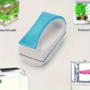 TEMU 수족관 청소 브러쉬 (흡착식), 물고기 탱크용 자석 유리 클리너, 조류 스크레이퍼, 수족관 용품 청소