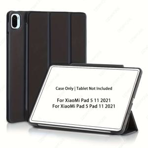 TEMU 샤오미 패드 5/미패드 5 프로 케이스 호환 - 스마트 태블릿 커버, 자동 깨우기/잠자기, 충격 방지 소프트 커버, 패드 5에 적합, 미패드 5 프로 태블릿용 슬림 케이스
