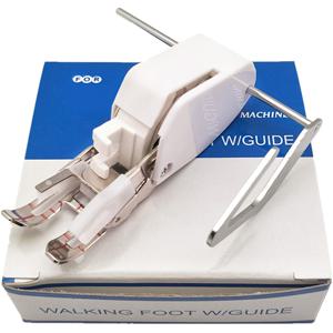 TEMU SA188 7mm 오픈 샹크 스텝 풋, 퀼팅 가이드 플레이트가 포함된 균일 급지 프레서 풋, 싱어 브라더 브랜드 가정용 재봉틀 액세서리 부품