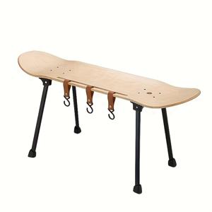 TEMU 휴대용 접이식 테이블 - 야외 캠핑, 피크닉, 실내용 헤비듀티 스테인리스 접이식 책상 - 컴팩트 공간절약형 테이블|캠핑테이블