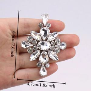 TEMU 글로리러스 라인스톤 스티커 및 의류용 다리미 패치, 유리 디자인 특징, 의류 장식에 적합