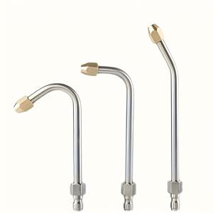 TEMU 고압 3개/6개 세트 25°/90° V자형 스프레이 건 - 연장형 노즐 청소 도구 - 자동차 세차 물총 액세서리