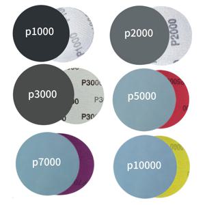 TEMU 드릴 그라인더용 금속 연삭 및 목재 광택을 위한 30개입 2인치 그릿 1000-10000 사포 트레이 패드 키트