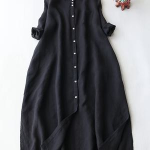 TEMU 아시아풍 루즈핏 드레스