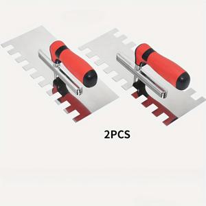 TEMU 2pcs 세트의 타로, 타일 대형 이빨 타로, 이빨 타로, 날카로운 타로, 평평한 타로, 타일 깔기에 좋은 도우미