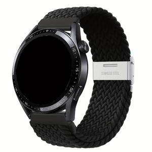 TEMU 22mm 브레이드 나일론 탄성 시계 밴드 (삼성 7/6/5/4, 화웨이 워치 GT 5/4/3, 샤오미 S4/S3/S2/S1 스트랩용), 44mm 40mm, Watch 6/4 Classic 47mm 43mm 46mm 42mm 밴드, 퀵 릴리스 스트랩