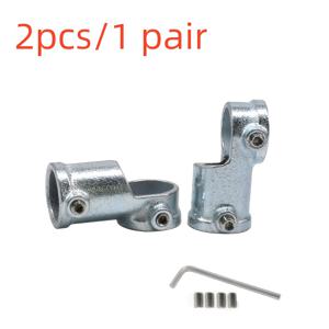 TEMU 2개(1쌍) 회전 티 파이프 연결 액세서리 - 야외 캐노피, 작업장, 비계, 하드웨어 조인트 액세서리, 용접 없는 스틸 파이프 연결 부품