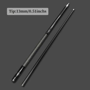 TEMU 고품질 당구 큐, 10mm/11.5mm/13mm 팁, 148cm(58.26인치) 길이, 19-20온스 무게, 카본 컴포지트 소재 제작, 매끄러운 큐 바디로 정확하고 강력한 제공