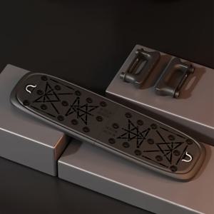 TEMU 2 손잡이가 있는 28 웰 푸쉬업 보드 - 다기능 홈 및 체육관 운동 장비, 가슴 근육 트레이너, 강도 훈련 장치, 점프 로프 및 손잡이가 포함되어 있으며, 내구성이 뛰어난 ABS 소재, 검정색, 체육관 액세서리