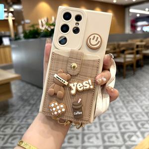 TEMU 폰 케이스: 크로스바디 스트랩 랜야드 카드 홀더 케이스, 갤럭시 S25/S25+/S25 Plus/S25 Ultra/S24/S24+/S24 Plus/S24 Ultra/S23/S23+/S23 Ultra/S22 Ultra 5G 호환|핸드폰스트랩|S22케이스