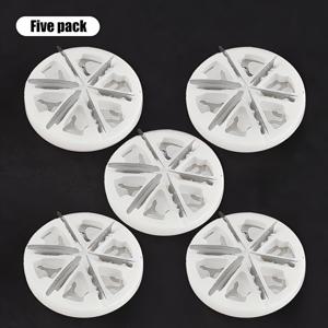 TEMU 4/5개 미니 전기 면도기 교체용 블레이드 - 헤비듀티 식스 솔리드 블레이드 헤드, 수염, 턱수염 및 음모 정리용, 미니 전기 면도기용 쉬운 설치 리필 (멀티피스 밸류 팩)