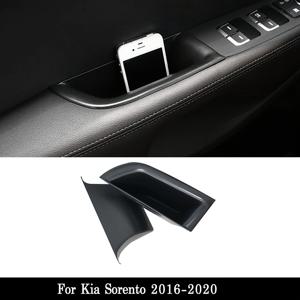 TEMU 기아 쏘렌토 2016 2017 2018 2019 2020용 프론트 로우 도어 오거나이저 그랩 트레이, ABS 트레이 암레스트 핸들 포켓 인서트 글로브 팔렛