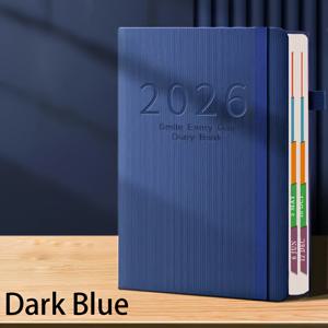 TEMU 2026 신규 캘린더 로그: 자기관리 체크인, 시간 관리, 일일 페이지, 365일 플래너, 오피스, 400페이지, 스케줄 | 시각적 정리 | 쉽게 닦이는 종이 (빨강, 초록, 파랑, 분홍, 회색, 검정, 보라) - 할로윈, 추수감사절, 크리스마스용|달력|달력