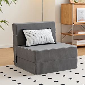 TEMU 접이식 소파 침대, 업그레이드된 베개가 포함된 변환식 소파 침대, 린넨 원단으로 제작된 현대적이고 편안한 소파, 아늑한 거실 또는 침실을 위한 접이식 메모리폼 소파