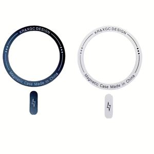 TEMU 2개 세트 자석 링 무선 충전기 자석 시트 차량용 휴대폰 홀더 액세서리 자석 접착 패치 뒷면 스티커 자석 링 자석 시트 초박형 자석 링