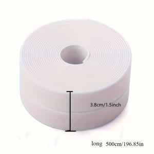 TEMU 1롤 자가 접착 방수 실란트 테이프 - 도구 필요 없는 즉각 누수 수리, 욕실, 바닥, 플라스틱 및 욕조용 - 고강도 젤 기반 DIY 실란트, 접착력 강화, 유연한 방수 기능으로 수리에 적합