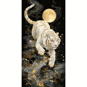 TEMU 타이거 페인팅, 부활절 선물, 새해 선물, 크리스마스 선물, 발렌타인데이 페인팅 선물, 가정용 벽 장식, 퍼즐 및 휴식