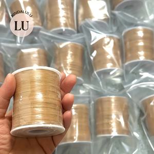 TEMU 천연 베이지 라피아 실 - 부드러운 실크 같은 크로셰 & 수제 직조용 섬유, DIY 공예, 모자, 가방, 바구니용 - 다목적 보호 마크라메 실, 초보자 및 전문 직조용 내구성 있는 라피아 야자수 잎 섬유 (베이지/카키)