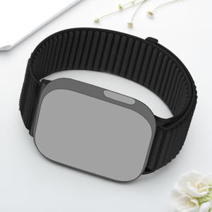 TEMU 애플 워치 밴드, 소프트 조절 가능 나일론 루프 스트랩, 시리즈 11/10/9/8/7/6/5/4/3/2/SE/울트라, 38mm/40mm/41mm/42mm/44mm/45mm/46mm/49mm, 아이워치 울트라/SE/시리즈용 - 여성 및 남성을 위한 부드럽고 편안하며 내구성 있는 스마트워치 스트랩