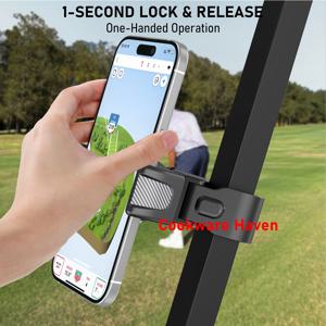 TEMU 아이폰 12-17 & 4-7인치 스마트폰 호환 골프 카트 폰 홀더, 360° 회전 대시보드 마운트, 베이스 불필요, EZ-GO/클럽카/야마하 골프 카트 호환, 아이폰/X/11/12/13/14/15/16/17 호환, 남녀 공용