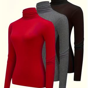 TEMU 긴팔 터틀넥 3피스 세트