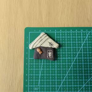 TEMU 1개 아트스틱 작은 집 패치 액세서리 | 성인 의류, 가방, 스카프, 모자에 적합 | 축제 장식 및 선물용으로 이상적 | 린넨, 혼합 색상, 자가 접착