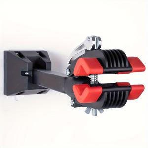 TEMU 벽걸이 자전거 프레임, 주차대, 벽걸이 산악자전거 프레임, 클립형 충격방지 패드, 20kg 브래킷, 차고 벽걸이 수납대, 조절 가능한 자전거 거치대|실내자전거