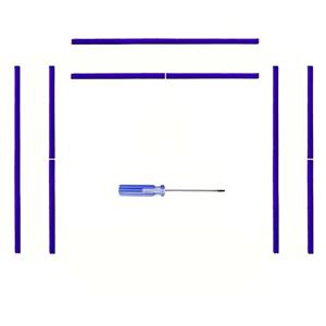TEMU 10개 부드러운 플러시 롤러 헤드 스트립 다이슨 V6 V7 V8 V10 V11용, 3개 긴(9.44인치) 6개 짧은(4.53인치) T8 드라이버 포함, 폴리에스테르, 배터리 없음, 진공 청소기 액세서리