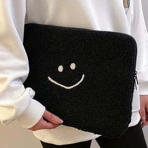 TEMU 1개 카툰 자수 아이패드 케이스, 11인치/13인치 노트북 슬리브 핸드헬드 스트랩 포함|노트북파우치