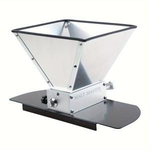 TEMU 곡물 밀링용, 맥아를 위한 홈브루어리 사용자들을 위한 2.5kg 수용량의 몰트/보리 그레인 크러셔 & 분쇄기 (7.7LB 호퍼 + 2개 스테인리스강 베어링 롤러)