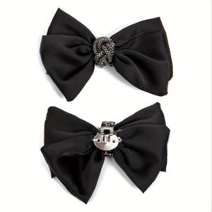 TEMU 리본 장식, 장식 클립 및 장식이 있는 새 스타일의 하이힐 신발 한 쌍 (샌들용)