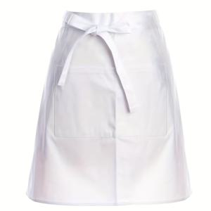 TEMU 주머니가 있는 1개 셰프 앞치마 - 튼튼한 폴리에스테르, 주방 및 레스토랑 사용을 위한 긴 뒷끈 디자인