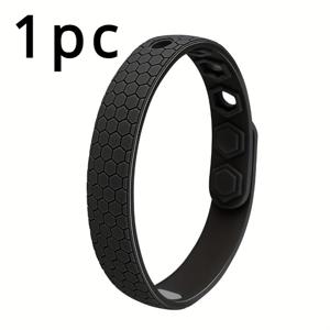 TEMU 1개, 남녀공용 정전기 방지 스포츠 손목 밴드, 전원 불필요, 아웃도어 및 피트니스 액세서리